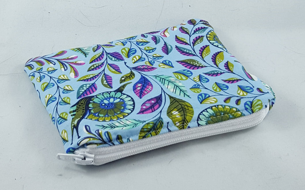 Blue Snails - Padded Coin Pouch