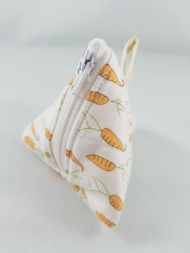 Carrots help you see in the dark - Triangle Coin Pouch