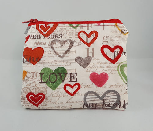Love, Forever Yours - Padded Coin Pouch