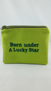 Born under a Lucky Star - Padded Coin Pouch