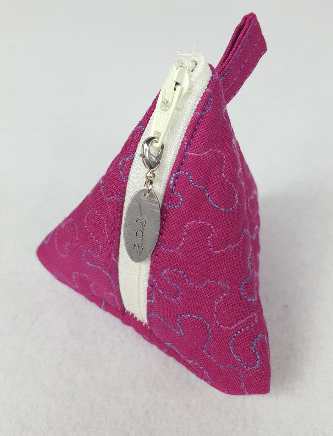 Purple Menander - Triangle Coin Pouch
