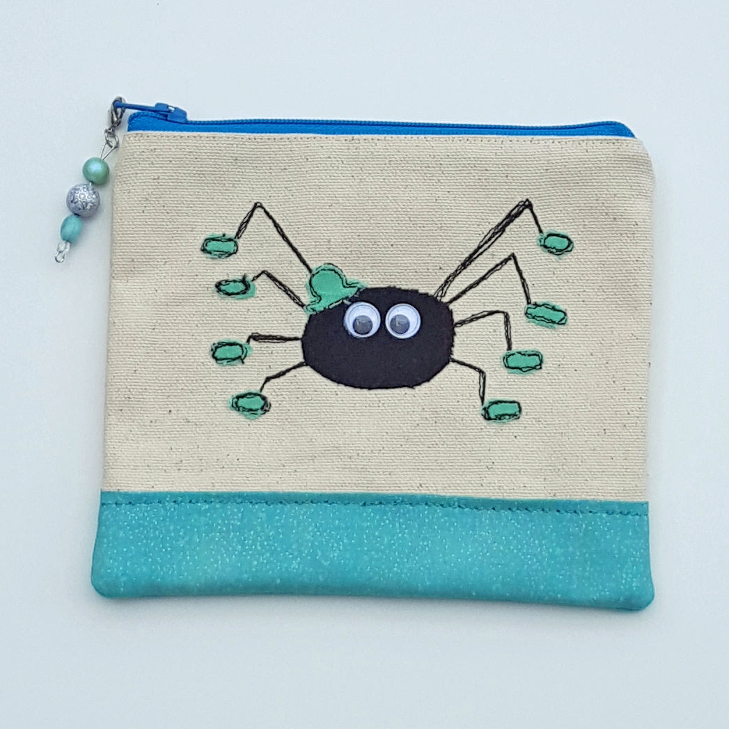 Hand Crafted Spider Coin Pouch